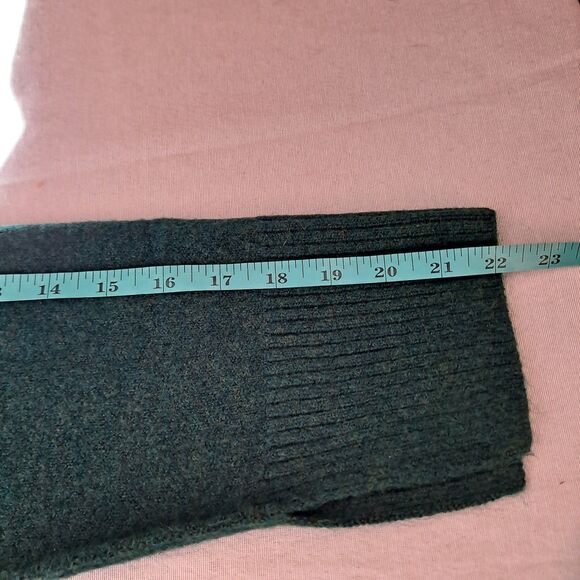 Vince Camuto V-neck Ribbed-edge Sweater Womens Size XL Green Relaxed Fit - Picture 8 of 8